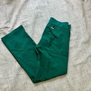 Figs Hunter Green Kade Cargo Scrub Pants